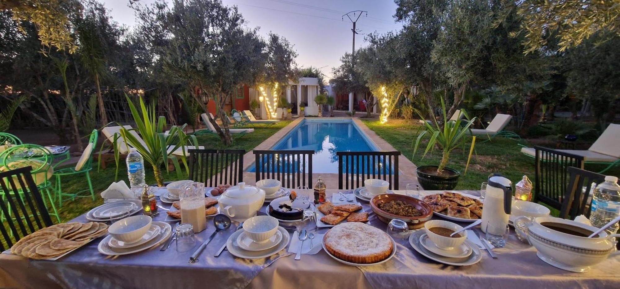 Manzal Lahbab, 2Villas 2Bungalows 2Piscines Et Jardins Ouled Jelal Exterior foto